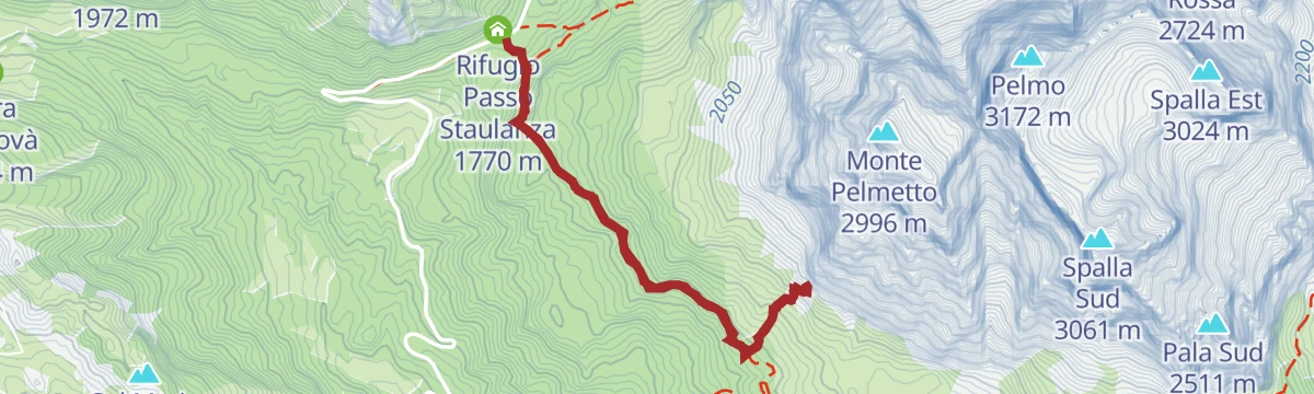 Route map: AT THE DINOSAUR FOOTPRINTS